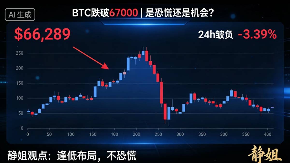 📈 3月28日行情分析：BTC跌破67000，是恐慌还是机会？